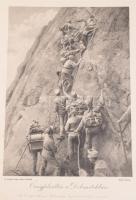 ca 1916 Az Érdekes Újság I. világháborús harctéri fotópályázata. 5 db fotó nyomat dekoratív felirato...