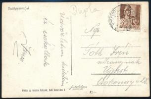 1943 Képeslap Szilágysomlyó bélyegzéssel