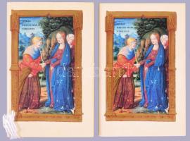 Horae Beatae Mariae Virginis. I-II. köt. Az Egri Főegyházmegyei Könyvtárban őrzött kódex hasonmása. Iványi Sándor és Dercsényi Dezső tanulmányaival. Bp., 1976, Magyar Helikon-Corvina. Kiadói műbőr-/papírkötés, kiadói papír védőborítóban.