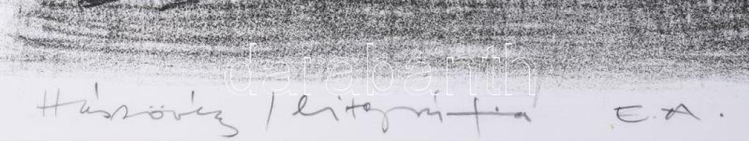 Biró Andrea (-): My prison, 2006. Litográfia, papír, jelzett, művészpéldány E.A. 7/8 számozással, 32...