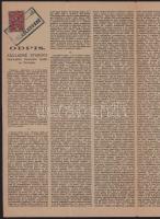 1929 A Szlovákiai Magyarok Kulturális Egyesületnek alapszabálya szlovák nyelven, hátoldalán hivatalos jóváhagyással   1929 Statutes of the Cultural Association of Hungarians in Slovakia in Slovak, with official approval on the back