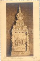 Pécs, székesegyház belső, alabástrom oltárfeltét. Zsabokorszky mérnök felvétele. photo