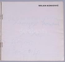 Milan Konjovic jugoszláv festőművész kiállítása. Szerk:: Sinkovits Péter. A művész, Milan Konjovićc ...