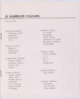 Portré kiállítás 1972. A művészek által DEDIKÁLT példány, köztük: Seregi József, Farkas Lajos, Dobro...