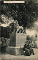 Lázne Jeseník, Gräfenberg bei Freiwaldau (Jeseník, Fryvaldov); Ungarisches Denkmal. Franz Gottwald jun. / Hungarian monument (tear)