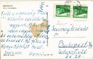 Esztergom, vár a városban. Képzőművészeti Alap (Rb)