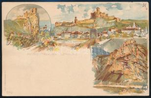 1896 2kr millenniumi levelezőlap 3kr díjkiegészítéssel, Amszterdamba küldve, ritka!