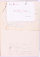 cca 1980 Márai Sándor - Farkas Ferenc: Egy úr Velencéből. (Vendégjáték Bolzanoban.) Opera két felvon...