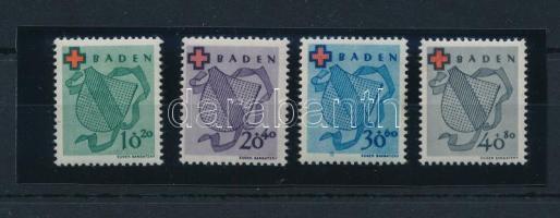 Németország francia-zóna Baden 1949 Mi 42-45 (Mi EUR 110,-)