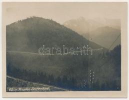 Priszlop-hegység, Prislop (Máramaros, Maramures); Serpentine / szerpentin / serpentine road. photo (11,5 cm x 8,8 cm) (non PC) (vágott / cut)