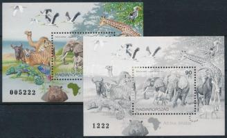 1997 Földrészek állatai I. - Afrika sima + feketenyomat blokk fekete sorszámmal (21.800)