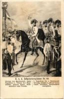 K.u.K. Infanterieregiment Nr. 60. / I. Napoleon fia a Reichstadti herceg... / Austro-Hungarian K.u.k. military, son of Napoleon art postcard (fl)