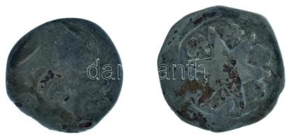 Ausztria 1200 k. Bécsi fillér Ag (2x), (0,39g ; 0,69g) T:VF patina
Austria cca 1200. (Friesach) Pfe...