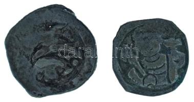 Ausztria 1200 k. Bécsi fillér Ag (2x), (0,55g ; 0,82g) T:VF patina Austria cca 1200. (Friesach) Pfennig Ag (2x), (0,55g ; 0,82g) C:VF patina