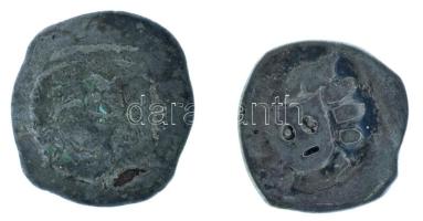 Ausztria 1200 k. Bécsi fillér Ag (2x), (0,62g ; 0,75g) T:VF patina
Austria cca 1200. (Friesach) Pfe...