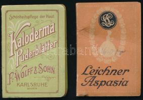 F. Wolff &amp; Sohn Kaloderma Puderblätter + Leichner Aspasia, 2 db