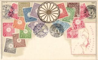 Set of stamps from Japan litho So.Stpl (EK)