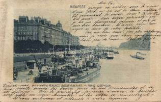 Budapest V. Ferenc József rakpart (fa)