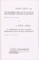 Studia Sumiro-Hungarica 3.: Érdy, Miklós: A sumír, ural-altaji, magyar rokonság kutatásának történet...