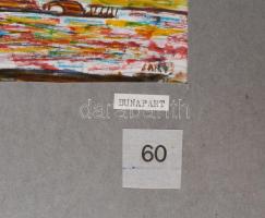 Nolipa István Pál (1907-1986): Dunapart, 1943. Vegyes technika, papír. Jelezve jobbra lent. Paszpart...