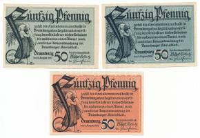 Németország / Weimari Köztársaság / Dramburg 1920. 50pf (3xklf) T:AU
Germany / Weimar Republic / Dr...
