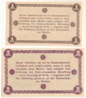 Német Birodalom / Merseburg / Ammóniagyár 1917. 1pf + 2pf T:AU
German Empire / Merseburg / Ammonia ...