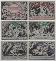 Német Birodalom / Weimari Köztársaság 1920 k.. 50pf (6xklf) T:AU
Germany /Weimar Republic ~1920. 50...