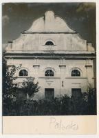 Palánka, Bácspalánka, Backa Palanka; zsinagóga (1956-ban lebontották, ma egy emléktábla áll a helyén), Judaika / synagogue (demolished in 1956, today a memorial plaque stands in its place), Judaica. photo (non PC) (ragasztónyom / glue marks)