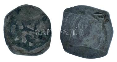 Ausztria 1200 k. Bécsi fillér Ag (2x), (0,48g ; 0,57g) T:VF patina
Austria cca 1200. (Friesach) Pfe...