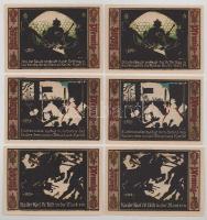 Német Birodalom / Weimari Köztársaság / Fürstenwalde 1921. 25pf (6db, 3xklf) T:AU-XF
Germany /Weima...