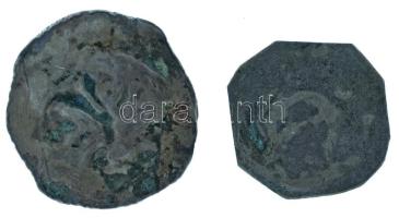 Ausztria 1200 k. Bécsi fillér Ag (2x), (0,72g ; 0,51g) T:VF patina Austria cca 1200. (Friesach) Pfennig Ag (2x), (0,72g ; 0,51g) C:VF patina