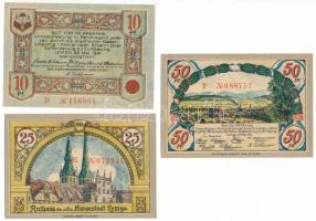 Német Birodalom / Weimari Köztársaság / Lemgo 1921. 10pf + 25pf + 50pf T:AU-XF
Germany /Weimar Repu...