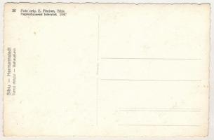 Nagyszeben, Hermannstadt, Sibiu; Turnul sfatului / Rathausturm / Városháza tornya, Carl F. Jickeli ü...