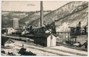 Anina, Stájerlakanina, Stájerlak, Steierdorf; szénbánya / coal mine. Hollschütz photo (ragasztónyom / glue marks)