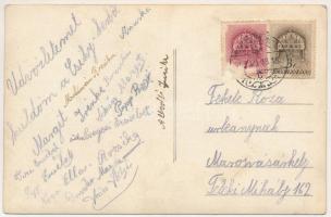 1943 Gyergyószentmiklós, Gheorgheni; Csíki (Csíky) kert, székelykapu / park. photo (EK)