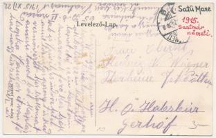 1915 Szatmárnémeti, Szatmár, Satu Mare; Római katolikus székesegyház, belső. Reizer János kiadása / ...