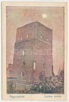 Nagyszalonta, Salonta; Csonka torony. Székely J. Jenő kiadása / tower (fl)