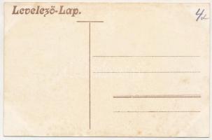 1909 Csene, Tschene, Cenej, Cenei; Római katolikus templom, Popovchich Sándor Ferenc vaskereskedés ü...