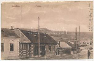 1916 Désakna, Ocna Dejului; Fő utca, Moskovitz Vilmos üzlete és saját kiadása / main street, publisher's shop (b)