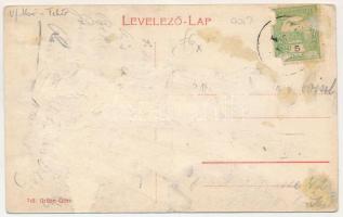 Marosújvár, Uioara, Ocna Mures; Kincstári vendéglő, uszoda. Grün Géza kiadása / treasury restaruant,...