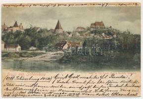 1899 Segesvár, Schässburg, Sighisoara; látkép. Fritz Teutsch kiadása / general view (fl)