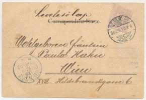 1899 Segesvár, Schässburg, Sighisoara; látkép. Fritz Teutsch kiadása / general view (fl)