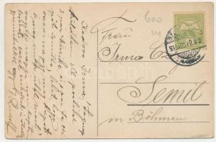 1915 Szászváros, Broos, Orastie; Malom utca / street view (fa)