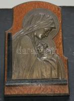 Jelztt madonna dombormű 17 cm