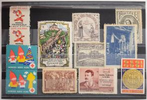 Vegyes karácsonyi levélzáró összeállítás stecklapon