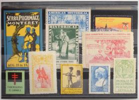 Vegyes karácsonyi levélzáró összeállítás stecklapon