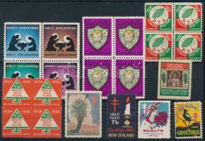 Vegyes karácsonyi levélzáró összeállítás stecklapon