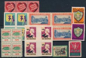 Vegyes karácsonyi levélzáró összeállítás stecklapon