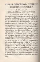 Der babylonische Talmud. Übertragen und erläitert von Jakob Fromer.
Berlin, [1924]. Brandussche Ver...