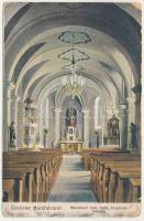 Máréfalva, Satu Mare (Hargita); Római katolikus templom belső. Lang Henrik kiadása / Roman Catholic church interior (EM)